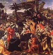 Filippino Lippi The adoration of the Konige oil on canvas